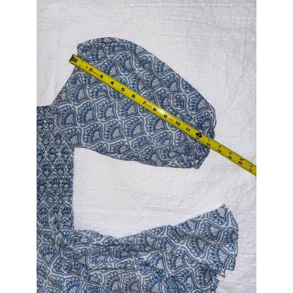 Erica Wilson Nantucket Fan Flare Prairie Boho Maiden Cottagecore Babydoll Sz XS - Picture 16 of 16